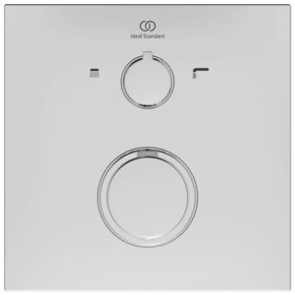 IS-Badethermostat-UP-Ceratherm-C100-BS2-Rosette-163x163mm-Chrom-A7522AA gallery number 2